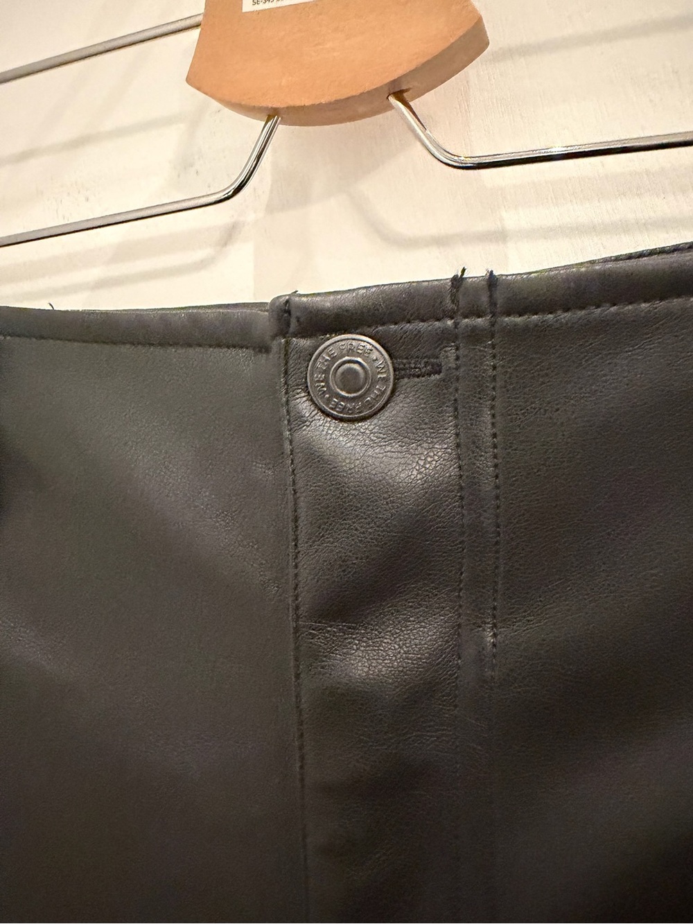 Free People We The Free Just Float On Vegan Leather Flares Size 27 Edgy Boho - Picture 3 of 6